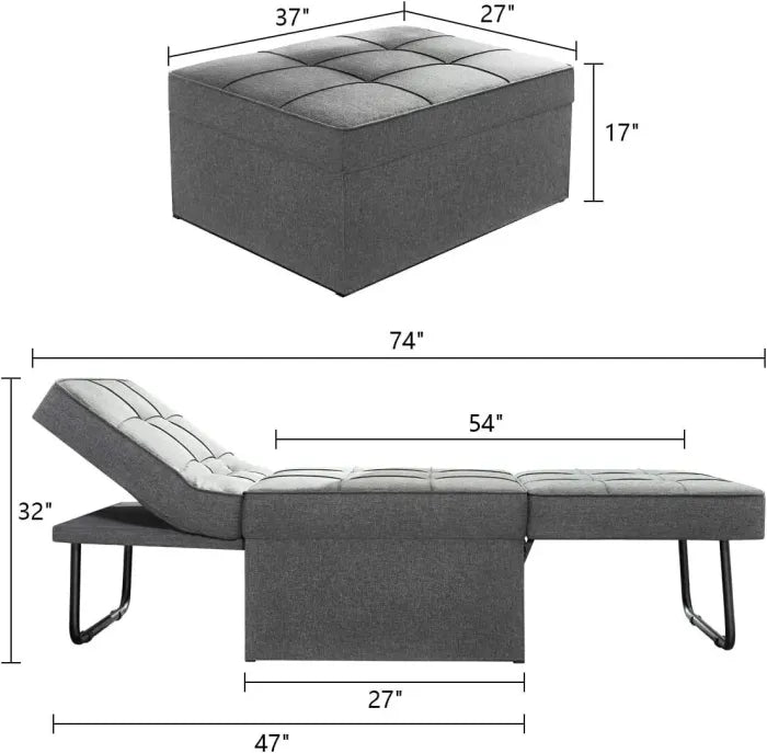 MIRVA™ 4 i 1 Multifunktionell hopfällbar bäddsoffa