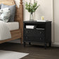 MIRVA™  Drawer Solid Wood Nightstand Chest