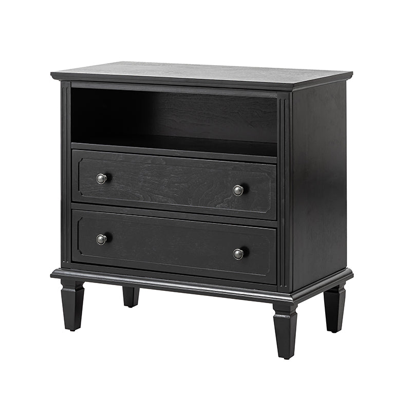 MIRVA™  Drawer Solid Wood Nightstand Chest