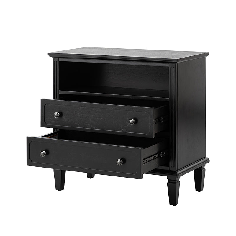 MIRVA™  Drawer Solid Wood Nightstand Chest