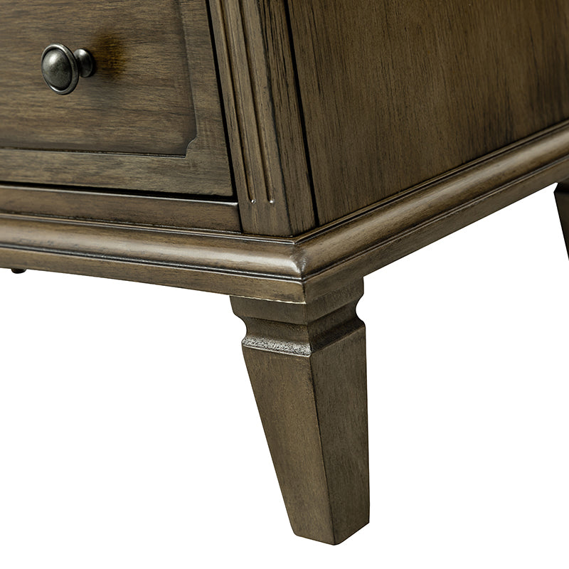 MIRVA™  Drawer Solid Wood Nightstand Chest