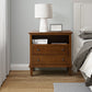 MIRVA™  Drawer Solid Wood Nightstand Chest