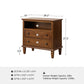 MIRVA™  Drawer Solid Wood Nightstand Chest