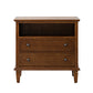 MIRVA™  Drawer Solid Wood Nightstand Chest