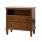 MIRVA™  Drawer Solid Wood Nightstand Chest