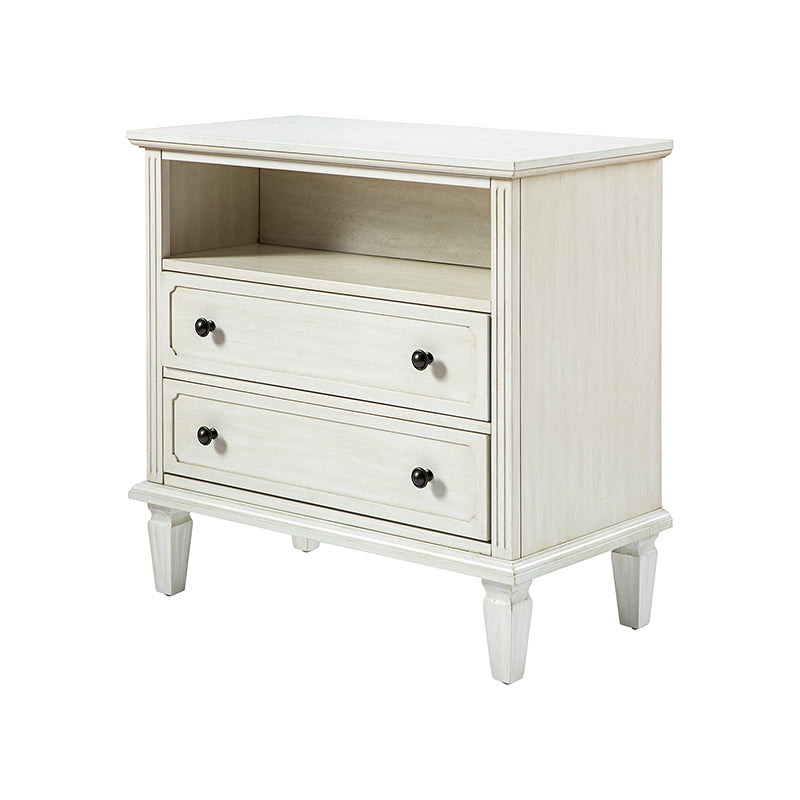 MIRVA™  Drawer Solid Wood Nightstand Chest