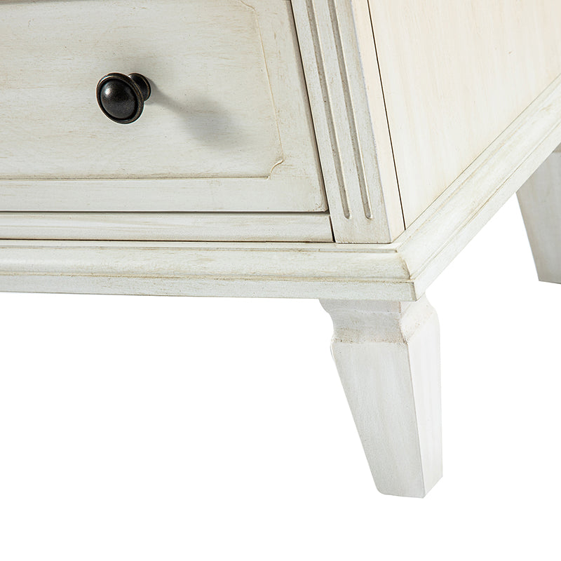 MIRVA™  Drawer Solid Wood Nightstand Chest